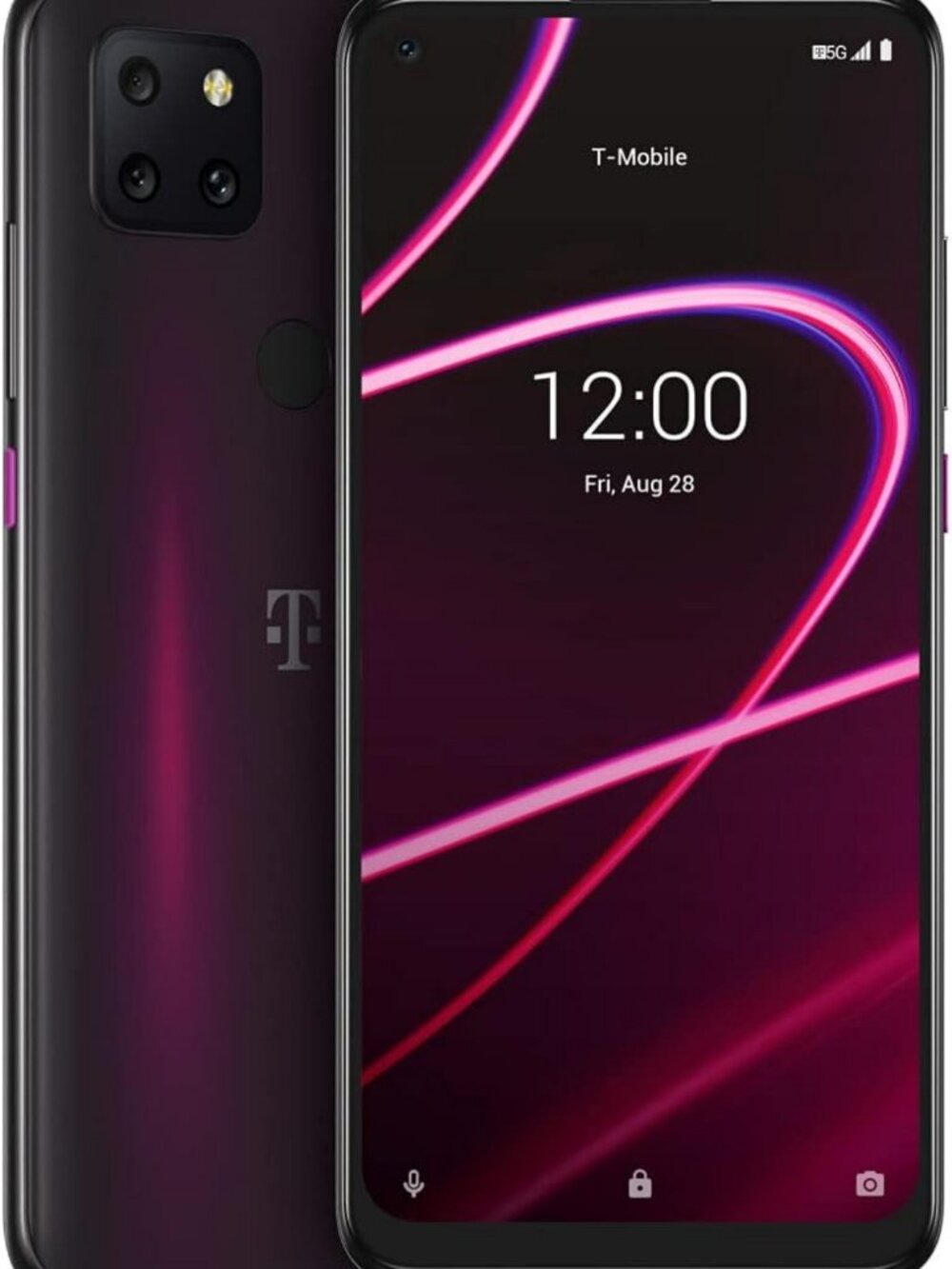 5G Smartphone 128GB, 6.53” Display, Triple Camera, Renewed - Nebula Black